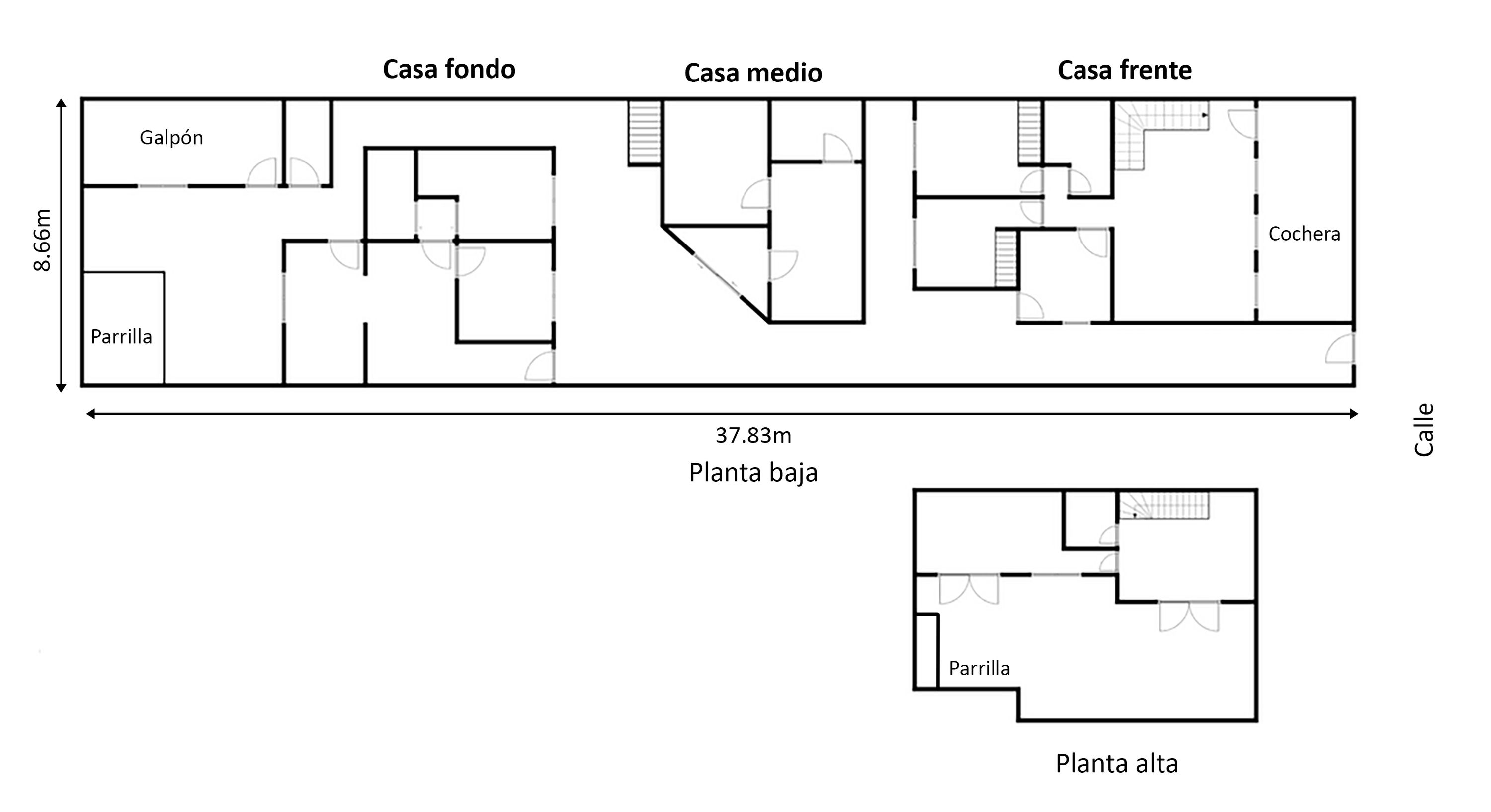 Oportunidad | Importante Lote Propio con 3 Viviendas